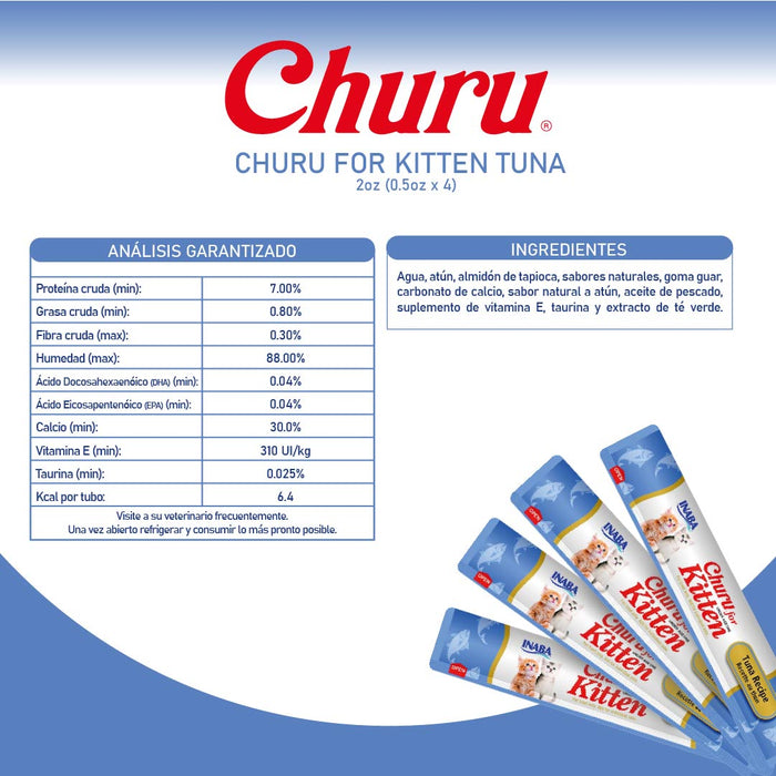 CHURU KITTEN CAJA C/6 BOLSAS C/4 TUBOS