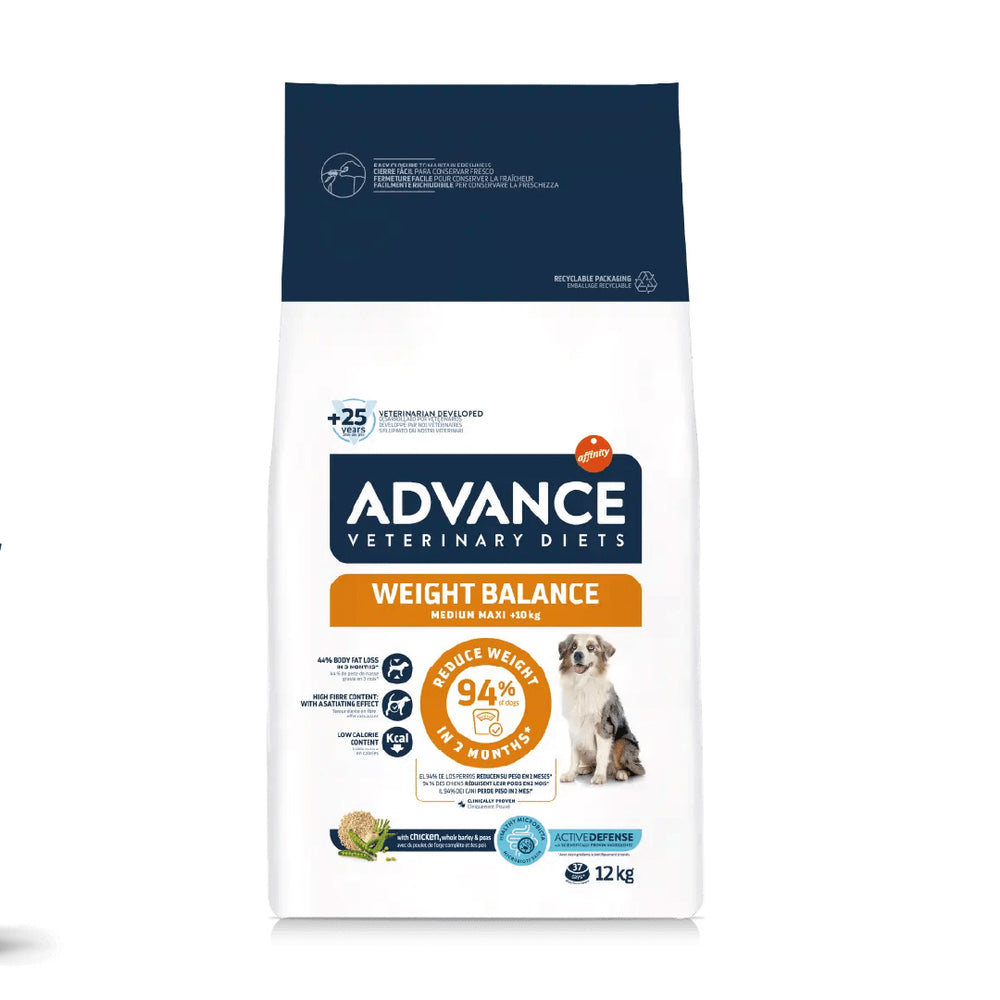 Advance Weight Balance Alimento para Perro Med/Maxi con Sobrepeso