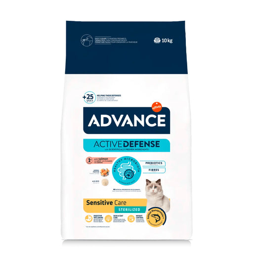 Advance Sensitive Salmón para Gatos Esterilizados, 10kg