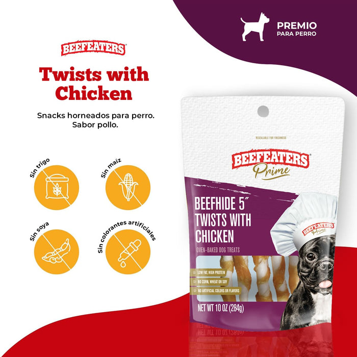 Premios para Perros Beefhide 5in Twist 1.41 oz