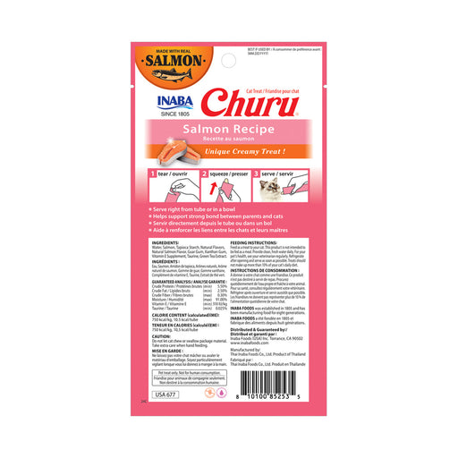 CHURU SALMON CAJA  C/6 BOLSAS C/4 TUBOS