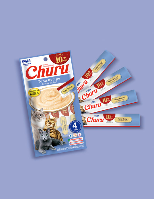 CHURU SENIOR TUNA CAJA C/6 BOLSAS C/4 TUBOS