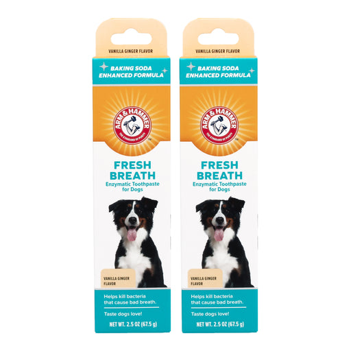 Arm & Hammer Pasta Dental para Perro Sabor Vainilla con Bicarbonato de Sodio, Elimina Mal Olor, 1pza