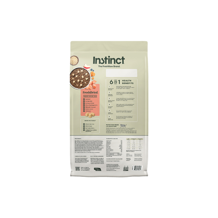 Instinct Raw Boost de Salmón con Granos y Avena para Perros