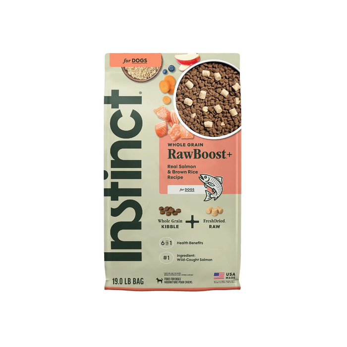 Instinct Raw Boost de Salmón con Granos y Avena para Perros
