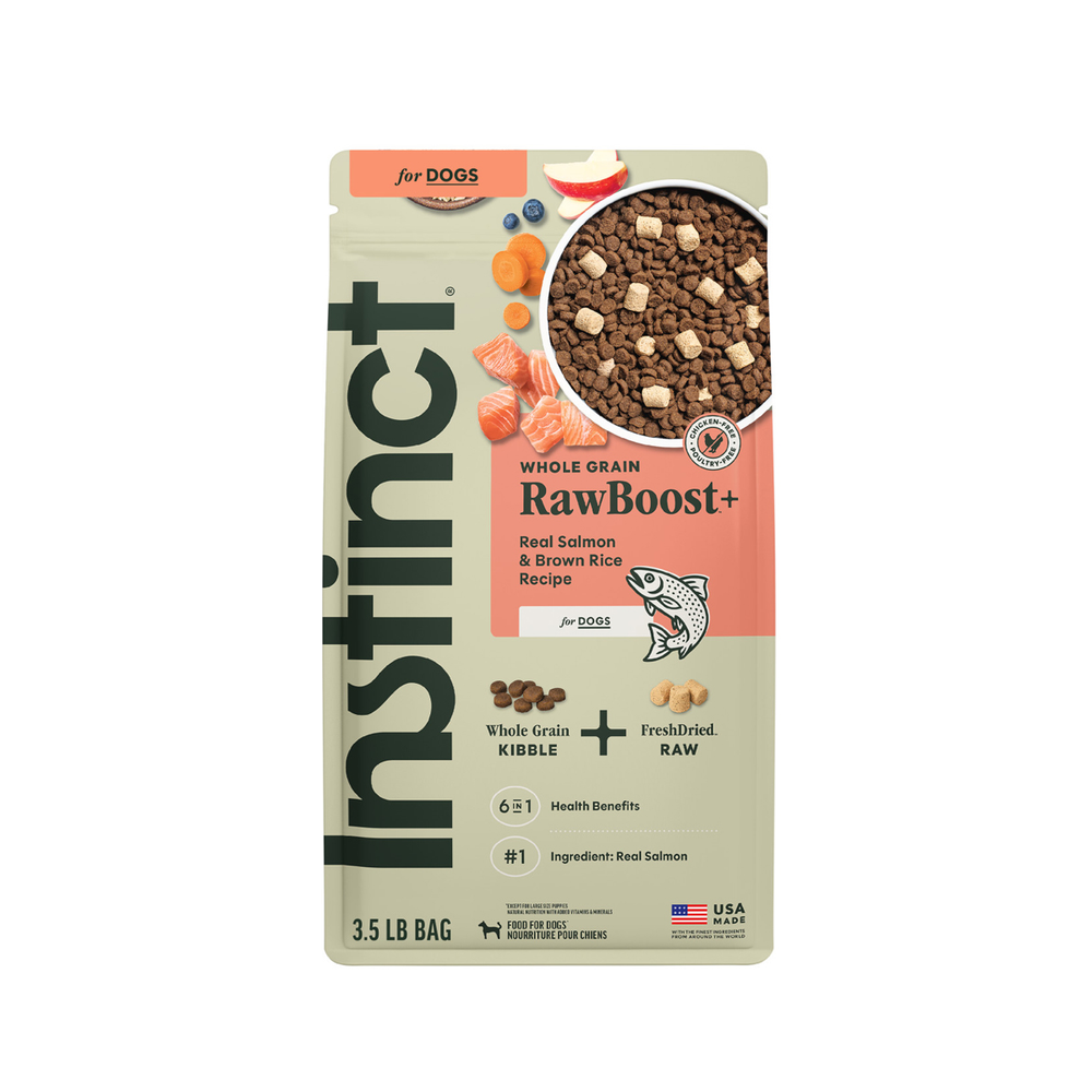 Instinct Raw Boost de Salmón con Granos y Avena para Perros