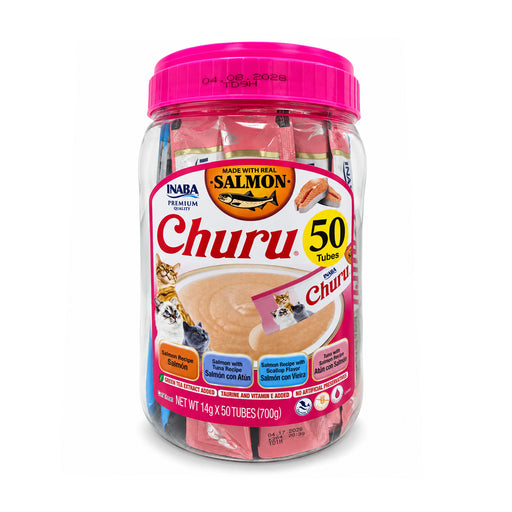 Inaba Churu Bote de 50 piezas Mix de Salmón