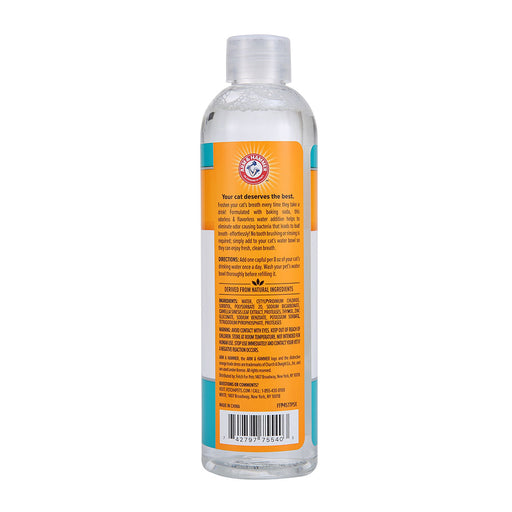 Arm & Hammer Enjuague dental para gato, elimina el mal aliento, combate el sarro y placa, 237ml