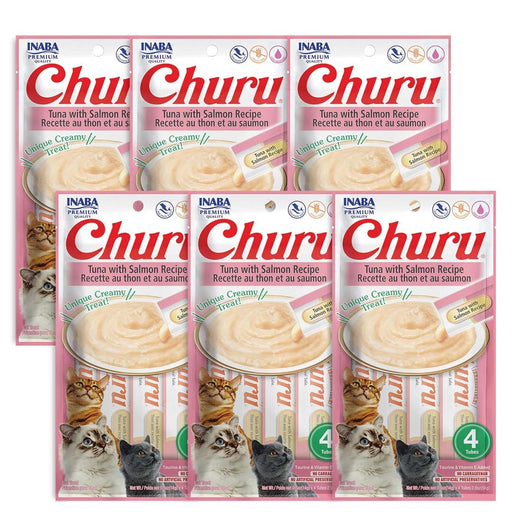 CHURU TUNA WITH SALMON CAJA C/6 BOLSAS C/4 TUBOS
