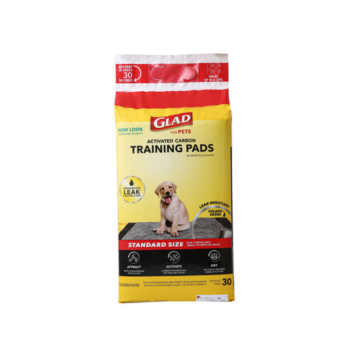 Tapete Entrenador para Perro Glad 5 Capas a Prueba de Fuga, Elimina Olor, Convierte Orina a Gel 30pz