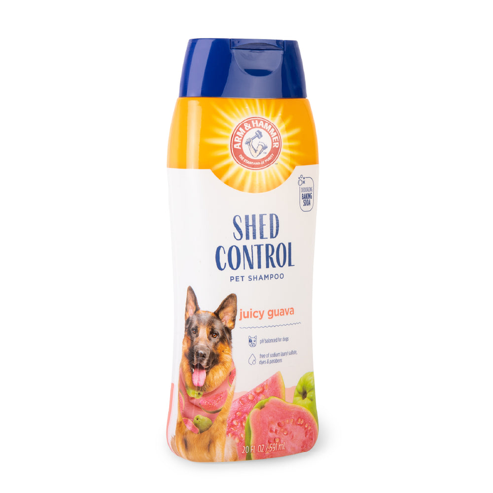 Arm & Hammer Shampoo para Perro Control Caída de Pelo, aroma Guayaba.