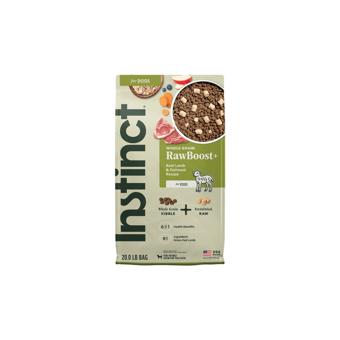 Instinct Raw Boost de Cordero con Granos y Avena para Perros 9.07 kg