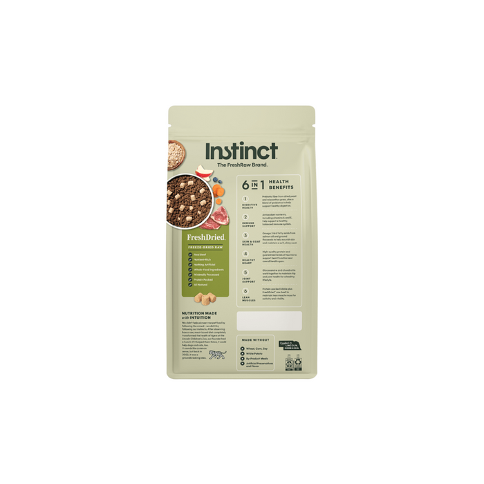Instinct Raw Boost de Cordero con Granos y Avena para Perros 9.07 kg