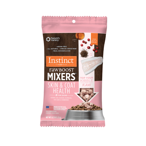 Instinct Raw Boost Mixers Piel y Pelaje Sanos para Perro