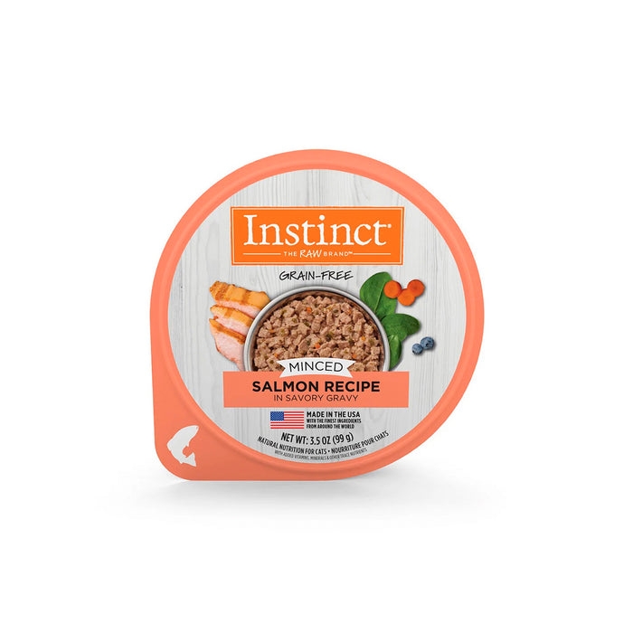 Alimento Instinct Original Minced Cups Mix de sabores 12 Pack para Gato