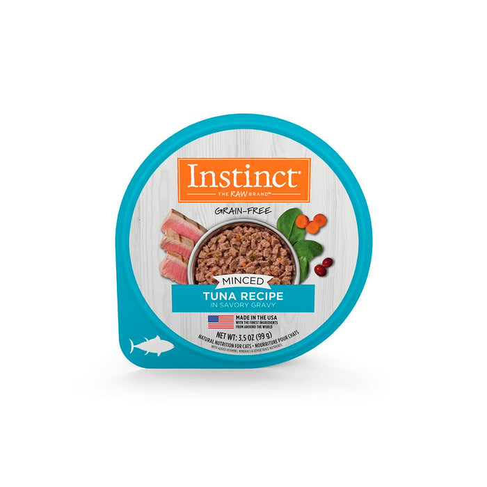 Alimento Instinct Original Minced Cups Mix de sabores 12 Pack para Gato
