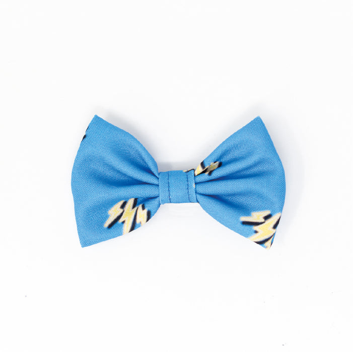Collar Con Moño Para Perro Jack Pet Style Con Cintilla Reforzada Color Celeste