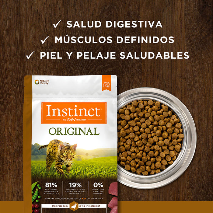 informacion instinct pato para gatos
