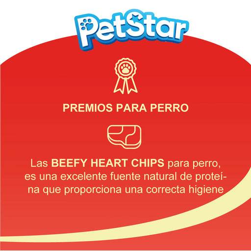 Premios para perro Beefy Heart Chips True Bites