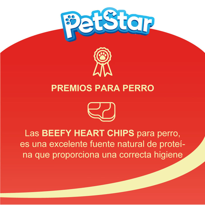 Premios para perro Beefy Heart Chips True Bites