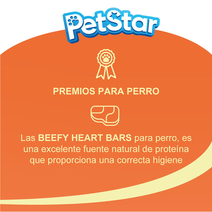 Premios para perro Beefy Heart Bars True Bites