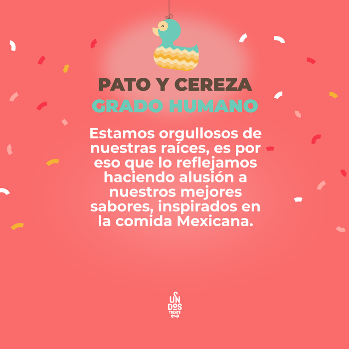 Un Dos Treats Baked Biscuits Piñata Galletas Horneadas-Pato y Cereza 5.5 oz