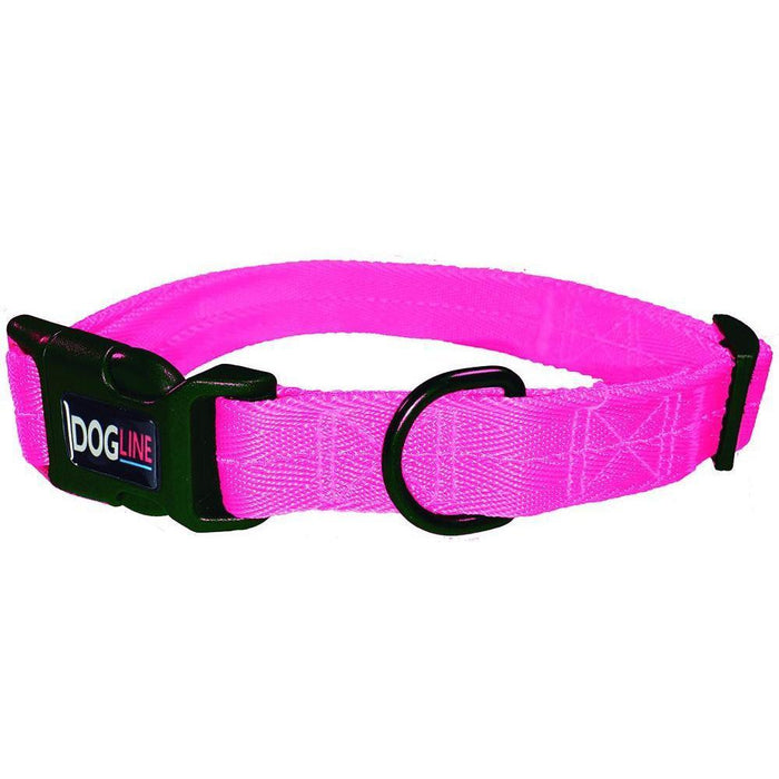 Collar nylon rosa