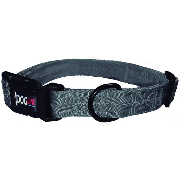 Collar nylon gris