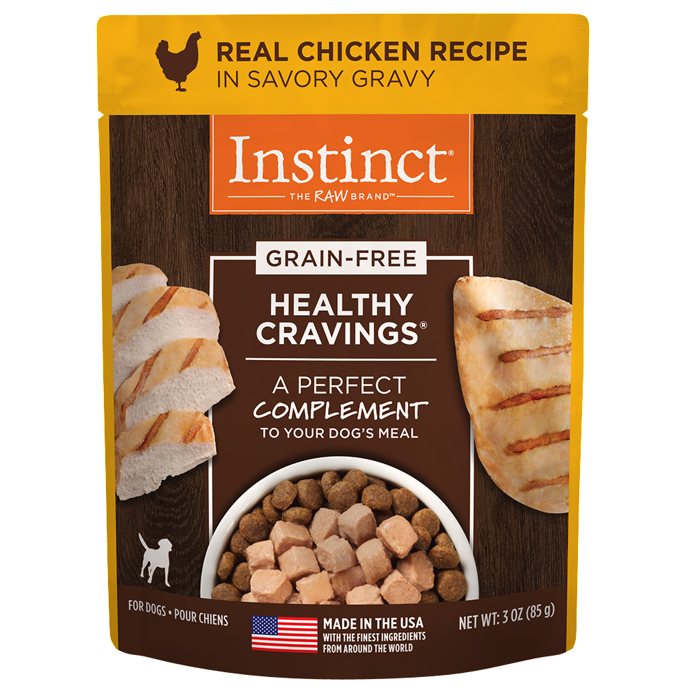 Instinct Original Healthy Cravings Alimento Húmedo para Perro, Receta de Pollo 85g