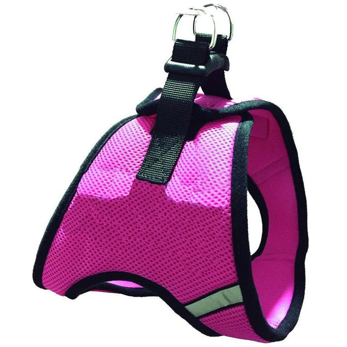 Pechera de malla rosa