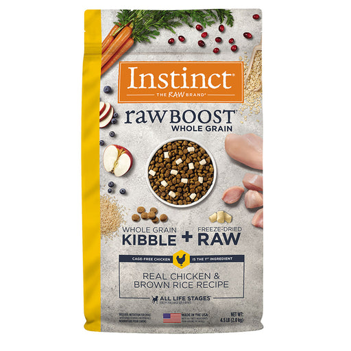 Instinct Raw Boost de Pollo con Granos y Arroz Integral - Para Perros 2.04 kg
