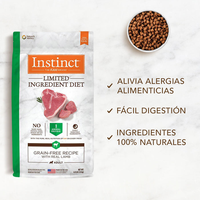 Instinct LID Cordero - Para Perros