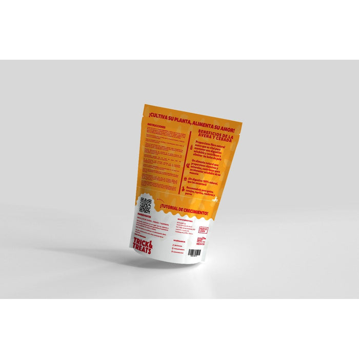 Green Munchies Avena y Cebada, Pasto Para Gato 50g