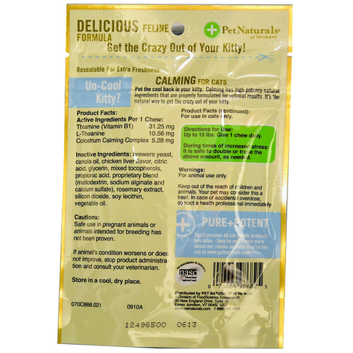 Calmantes para Gatos Pet Naturals