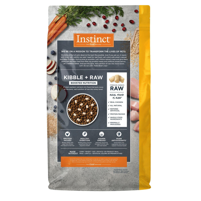 Instinct Raw Boost de Pollo con Granos y Arroz Integral - Para Perros 2.04 kg