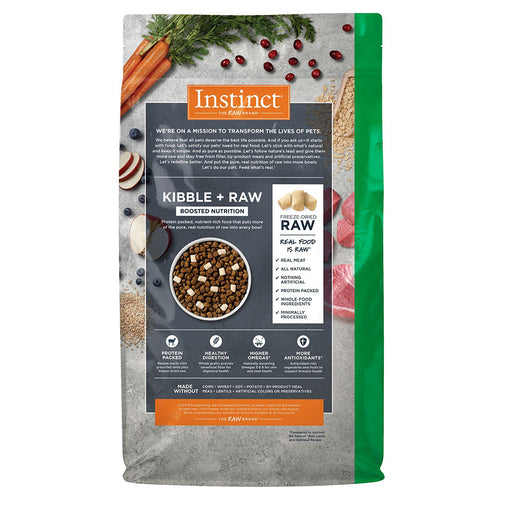 Instinct Raw Boost de Cordero con Granos y Avena para Perros 2.04 kg